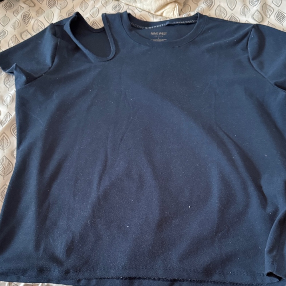 Nine West Navy Blue T-Shirt